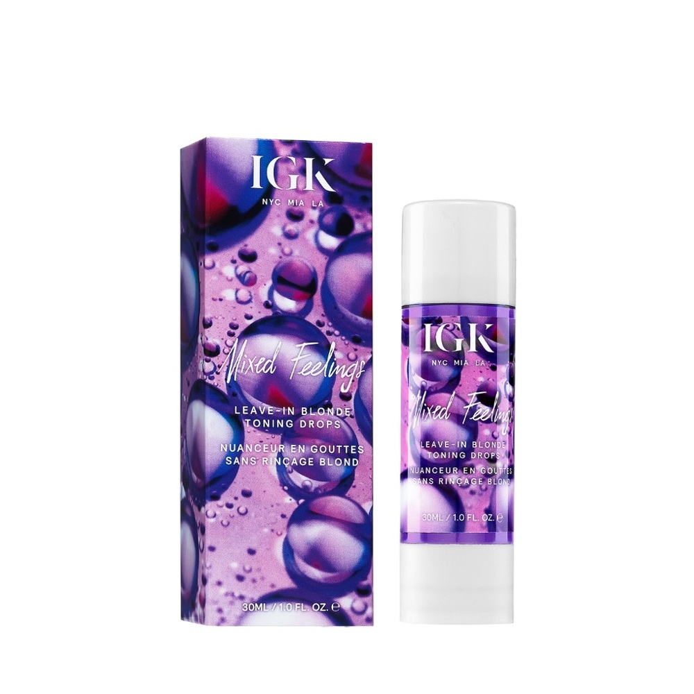 IGK Mixed Feelings Leave-In Blonde Toning Drops